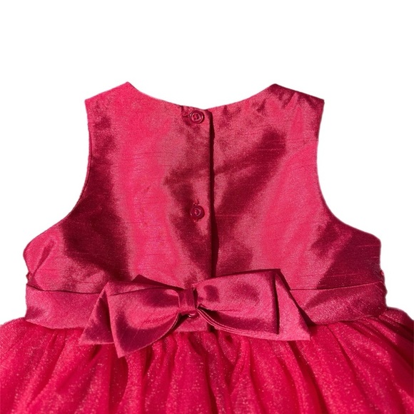 Cherokee Girls Red Tulle Party Dress  Size 3T - Picture 5 of 6